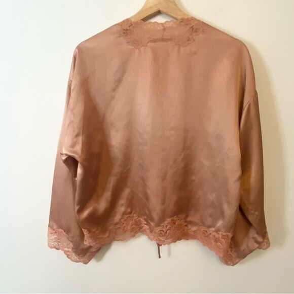 Vintage Bill Tice kimono style top.  Apricot. Size Medium.  Absolutely GORGEOUS. - Picture 5 of 7